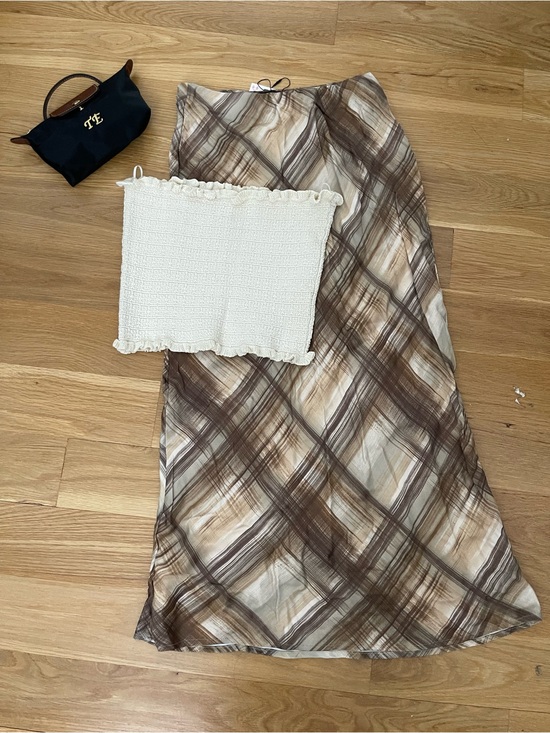 Zara Dresses & Skirts - Zara  tan  and Brown Mini Dress